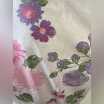 BODY DRAMA summer floral pajama set, lace detail size Medium,‎ vintage White Photo 6