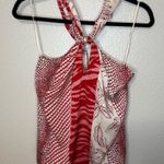 Banana Republic  RED SUNSET TIE HALTER scarf TOP SIZE SMALL Photo 3