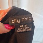 City Chic Black floral plus size formal dress  Photo 2