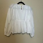 Reformation  Rumi Long Sleeve Linen Babydoll‎ Blouse Size XS Photo 7