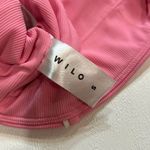 Anthropologie Wilo The Label Pink Ribbed Athletic Crop Top S - Sold at  Photo 3