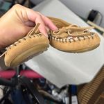 Minnetonka Thunderbird Animikii Suede Beaded Hardsole Moccasin Size 8 Womens Photo 5