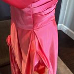 Women’s Satin Off The Shoulder Full Length Prom Party Dress Corset Back Size 12 Photo 3