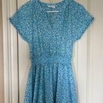 Marshalls Blue Patterned Women's Dress Photo 0