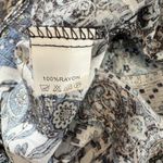 Jaase Blue Floral Babydoll Long Sleeve Boho Tassels Flare Dress Size LARGE Photo 11