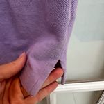 Ralph Lauren  Sport Polo Y2K Shirt Dress Short Sleeve Purple Pique Size Medium Photo 4