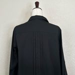 Sundance 100% Cotton Tessa Black Button Down Long Sleeves Women's Shirt, Size PM Photo 7
