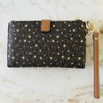 Michael Kors Jet Set Brown Multi Leather Double Zip Wallet Wristlet Photo 3