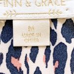 Finn & Grace  Blouse Top V-neck Long Bell Sleeve Career Office Top Medium Photo 1