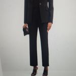 Elie Tahari  Elegant Black Straight Leg Dress Pants Size 4 Photo 1