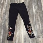 Johnny Was JW Los Angeles embroidered floral leggings small Photo 0
