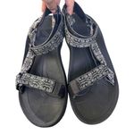 Teva  Women's 6461 Hurricane II Sandals Size 8 Black Gray Strappy Photo 3