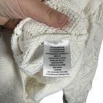 Z Supply  Women’s Kasia Crochet Open Knit Sweater in Ivory Size L Photo 9