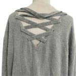 Barefoot Dreams  Size XL  CozyChic Lite Lace-Up Pullover $140 Photo 5
