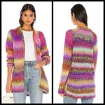 Wildfox ππ Aspen Cardigan ~ Multi Colored Rainbow Photo 4