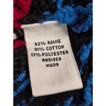 Josephine Chaus  Vintage Black Crewneck Sweater Chenille Embroidery Large Photo 4