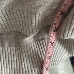 Rachel Zoe Sweater weather “Love”Neutral Fall Vibes High Low Hoodie Sweater Sz M Approx A31 Photo 6