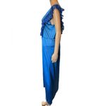 Val Mode Vintage 70s Blue Lace Ruffle Sultry Lingerie Intimates Maxi Slip Dress Size undefined Photo 3