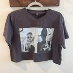 Wicked Cropped Boxy Retro Tee XL Gray Photo 0