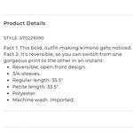 Chico's Kimono Duster Photo 5