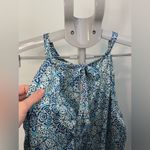 The Limited  Blue Patterned Women's halter/tank top‎ size Large Photo 8