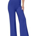 NWT ~ Royal Blue Stretchy Straight Leg Butt Lifting Dress Pants ~ Women's MED Photo 2