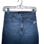 Just Black JBD  Denim Vintage Straight Jeans Size 27 Raw Hem High‎ Rise Distress Photo 1