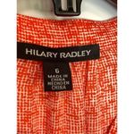 Hilary Radley  Women's Lined Layered Sheer Tunic Midi Dress Orange Size 6 Photo 5
