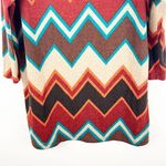 Cherish Southwestern Aztec Print 3/4 Sleeves Tunic Top, Size Medium/Large Photo 3
