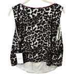 Mixed Threads Leopard Print Tank Top Size 2X Y2K Red Lace Corset Style Photo 3