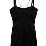 ZARA  Black Mini Dress with Knot Photo 5