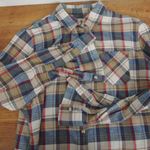 Field & Stream 100% Cotton Plaid Flannel Button Up Shirt Ladies' XL Photo 3