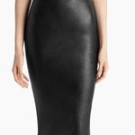 Commando  Smoothing Faux Leather pencil Skirt Size S Small Black Photo 2