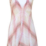 Elizabeth and James Pink Cream Plaid Dress Photo 0