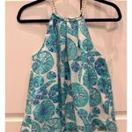 Lilly Pulitzer for Target Blue Sea Urchin Halter Top SIze: Small Photo 0