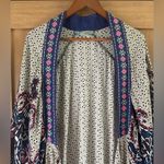 Flying Tomato  Open Front Hi-Low Peasant Kimono Cardigan Women’s size M/L​ Photo 4