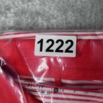 Nike Shirt Womens Small Orange White Striped Golf Polo Casual Preppy Outdoors Photo 5