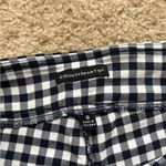 Counterparts  Navy & White Gingham Slim Stretch Pants Photo 1
