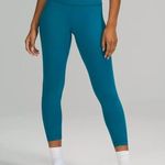Lululemon Wunder Train High Rise Tight 25” Leggings Turquoise Athletic Size 18 Photo 10