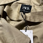 ZARA NWT Oversized Trench Coat Belted Double Breasted Bloggers Fav S/M Photo 9