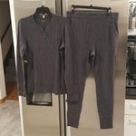 ๐LUNYA๐ Restore Thermal Long Sleeve Top + High Rise Legging Pajama Set L NWOT Gray Size L Photo 11