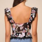 Lulus Floral Corset Top Photo 1