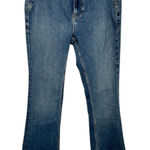 We The Free Womens Blue Denim Jeans Size 30 Distressed Level Up Split Bootcut Photo 0