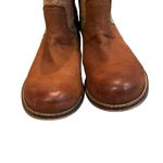Seychelles  Cowboy Leather and Woven Fabric Boots, Sz 10 Photo 7