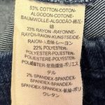 Free People Denim Jean Lia Split Neck Cap Sleeve Stretch Mini Bodycon Dress XS Photo 7