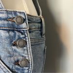 Judy Blue  Denim Overall Shortalls Distressed Size Large Photo 4