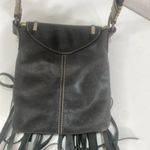 Steve Madden Leather Black Fringe Small Crossbody Bag Boho Western Goth Y2K Rock Photo 4