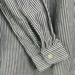 J.Crew|Black and White Striped Linen Blend Top sz XS Black Photo 3