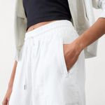 Athleta White Linen Pants Photo 1