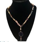 Pearl Purple Topaz Beads Large Topaz Pendant 24” Gift Giving Beautiful Photo 2